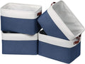 Univivi 4PC Large Storage Baskets Foldable Fabric Storage Bins by Univivi