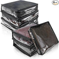 Clear Zippered Storage Bags Plastic Sweater Storage Bags by Heonay
