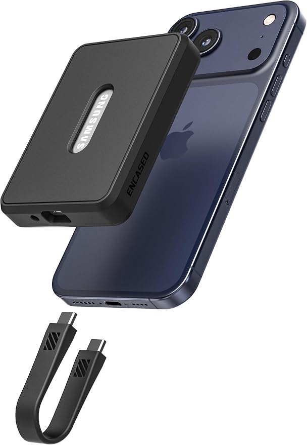 Encased Magnetic Case for Samsung T7 Portable SSD - Image 9