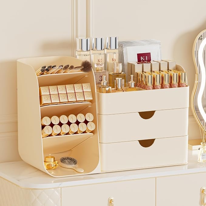 Makeup Organizer with Brush Holder by Booklov