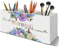 Hydrangea Floral Christian Pen Pencil Holder Organizer for Desk