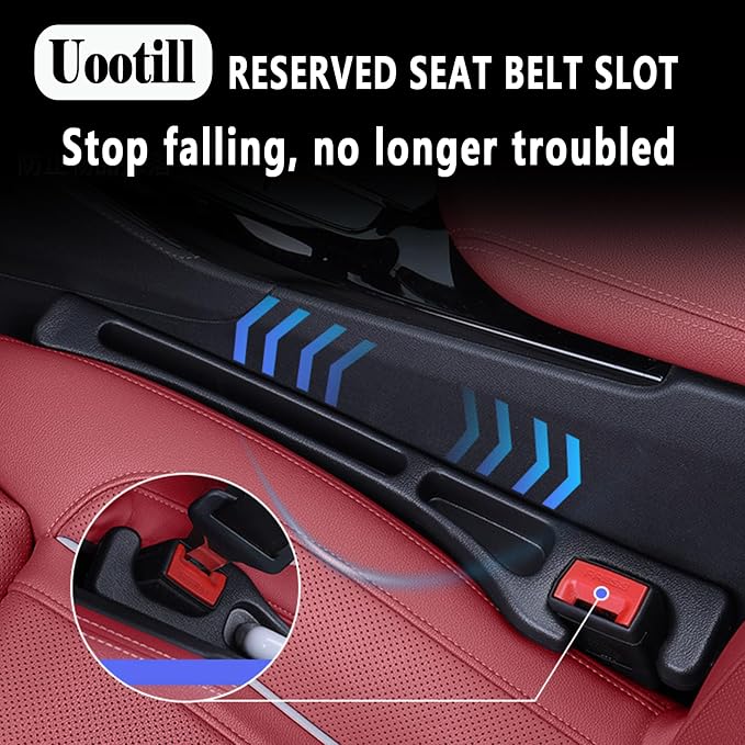 Car Seat Gap Filler, car in between seat catcher 2-Pack No-Drop Seat Side Gap - Image 4