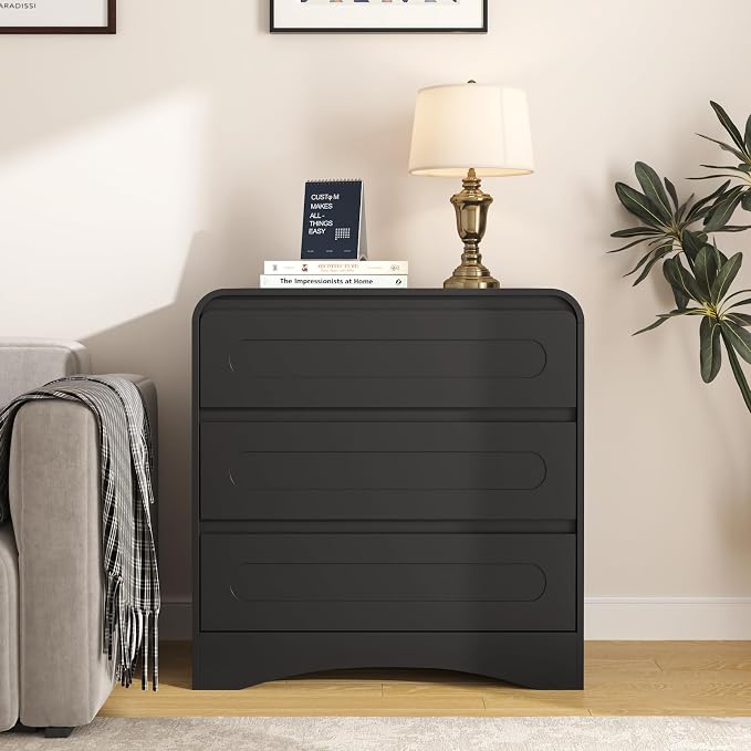 3 Drawer Dressers for Bedroom, Large Modern Dressers - Image 7