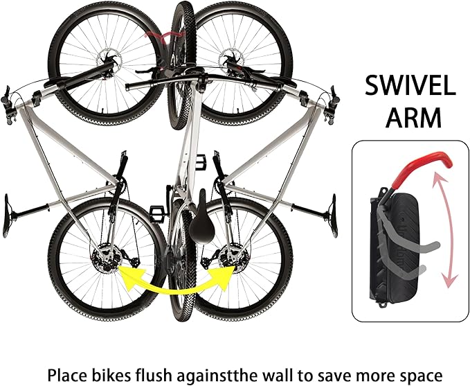Swivel Bike Wall Mount, Bike Hangers - Image 4