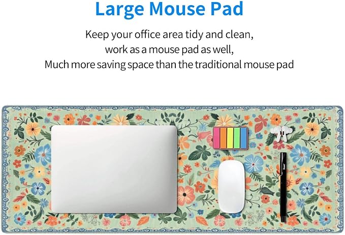 Gaming Mouse Pad, Large Non-Slip Rubber Base Mousepad, Keyboard Mouse Mat - Image 7