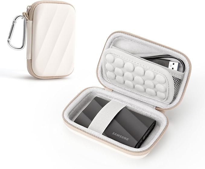SSD Hard Case Compatible with Samsung T9/T7 Shield/T7 Portable SSD Drive USB 4TB by SQERO
