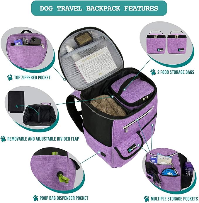 PetAmi Dog Travel Bag Backpack, Airline Approved Dog Bags - Image 3