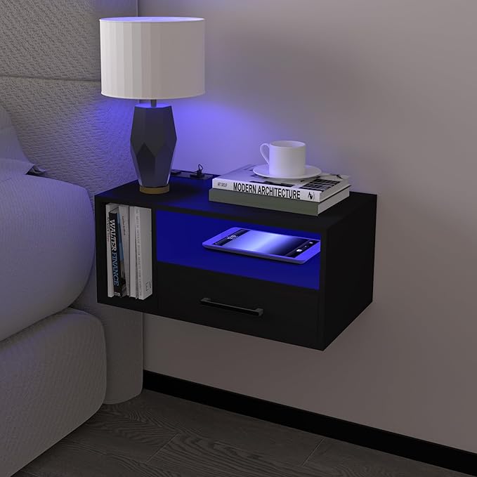 Homaterial Floating Nightstand by Homaterial