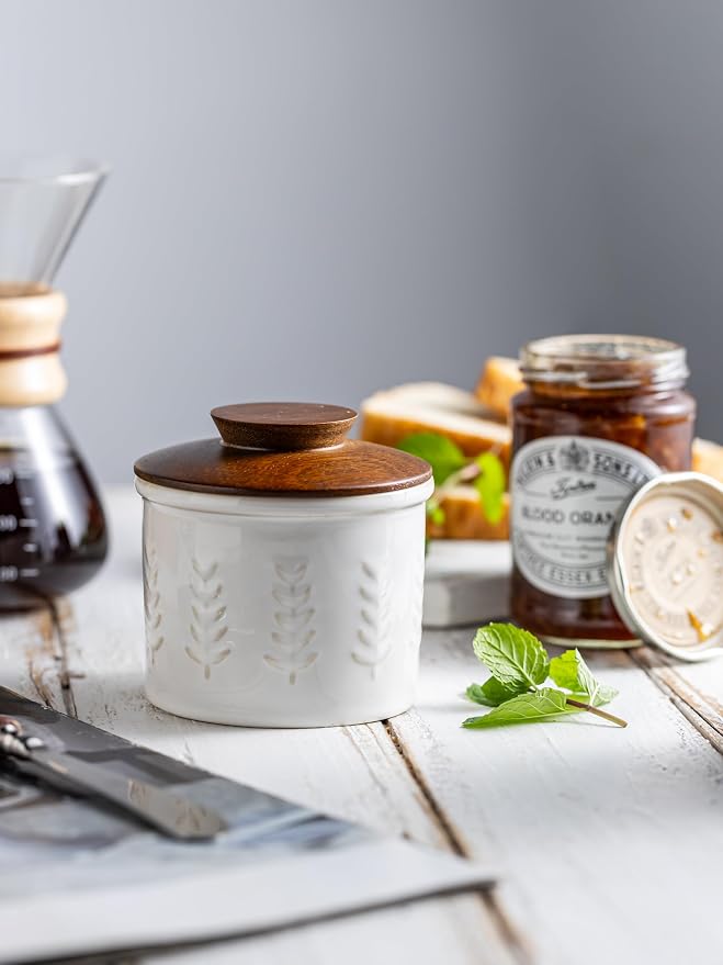 Ceramic Butter Dish With Lid, Butter Crock - Image 3