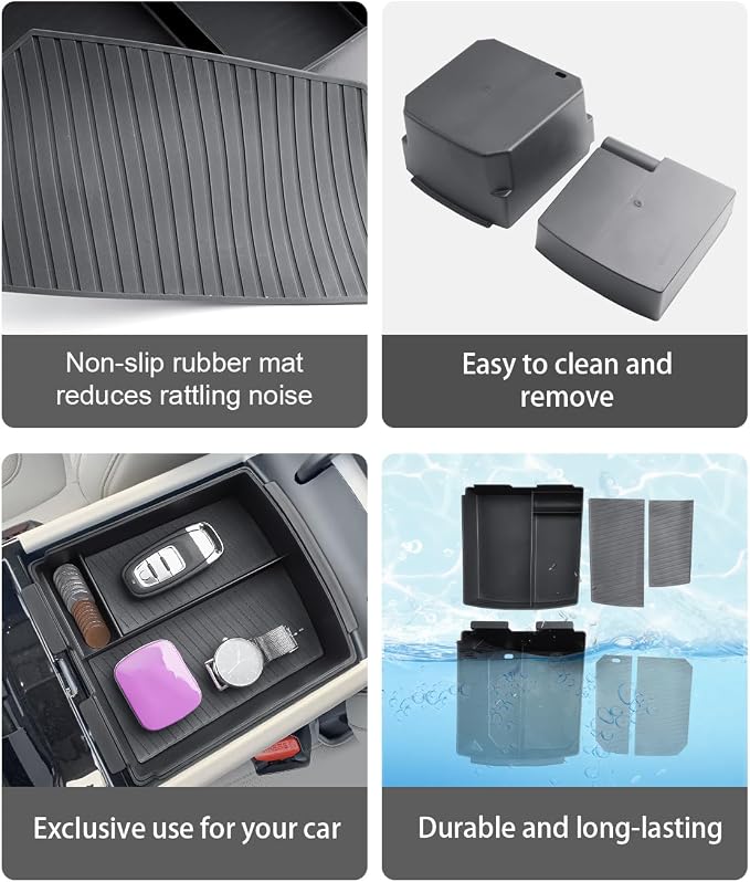 CDEFG 2Pcs for 2025 2026 Hyundai Tucson Limited Center Console Organizer - Image 5