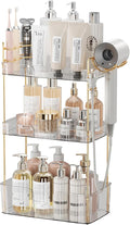 3 Tier Bathroom Organizer Countertop Makeup Perfume Tray Skincare Organizer by AKINBAS