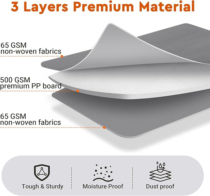 4 Pack Bed Sheet Closet Organizers and Storage, Sturdy Foldable Storage - Image 3