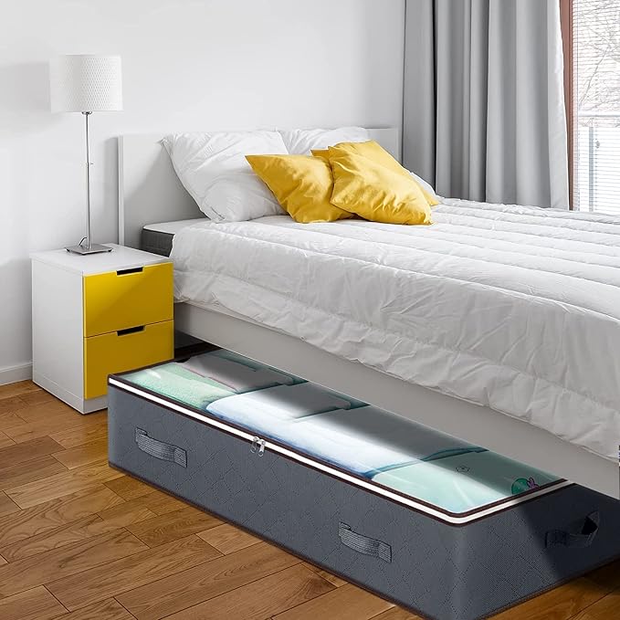 90L Under Bed Storage Containers, Underbed Toy Organizers and Clothing Storage - Image 6