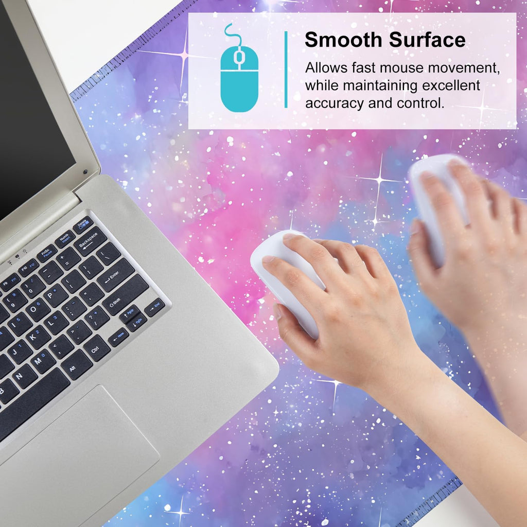 Galaxy Mouse Pad Large, Extended Gaming Desk Mat – 335.43 x 15.75 in
