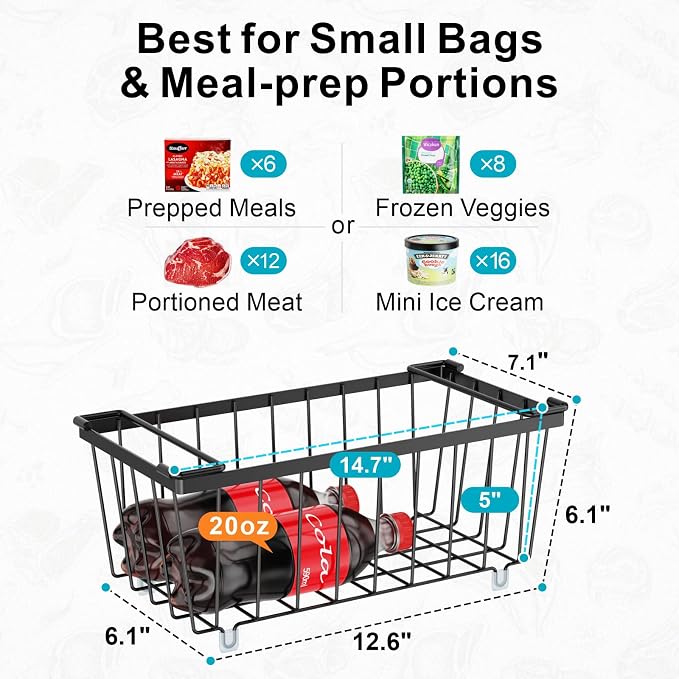 iSPECLE Chest Freezer Organizer Bins - Image 3