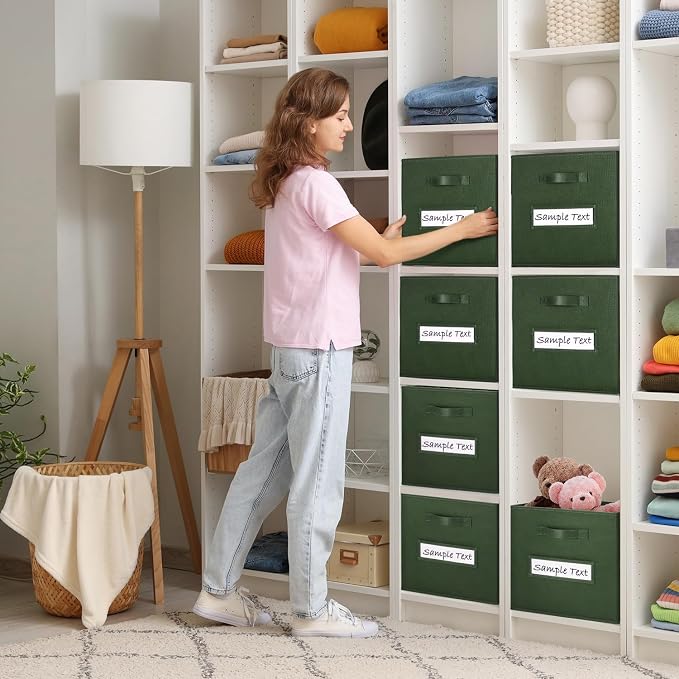 artsdi 11x11 storage cube bins Foldable Fabric storage cubes - Image 5