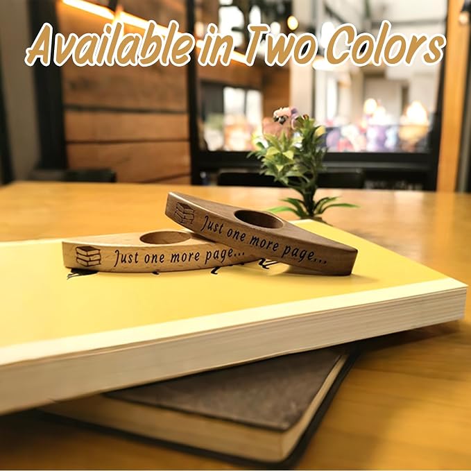 Wooden Book Page Holders for Reading - Image 6