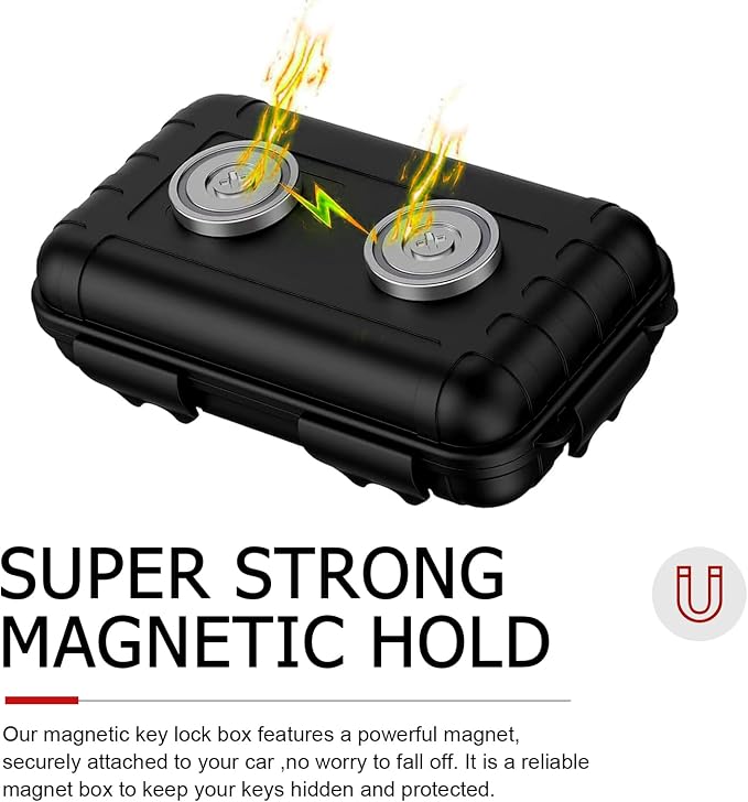 Car Key Box, Strong Suction Key Storage Organizer - Image 4