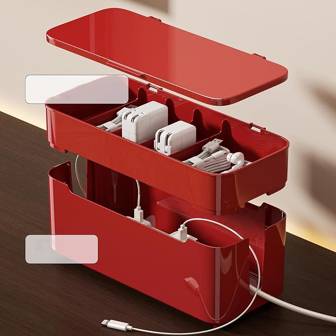 Socket Storage Rack, Compact & Space-Saving, 32.5x15.5x17.5cm, Wire Storage - Image 6