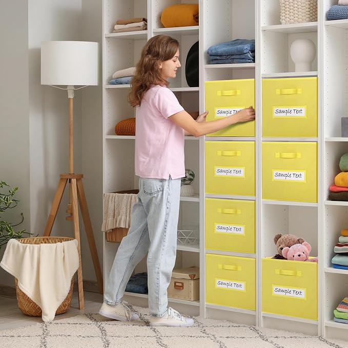 artsdi 13x13 storage cube bins Foldable Fabric storage cubes - Image 5