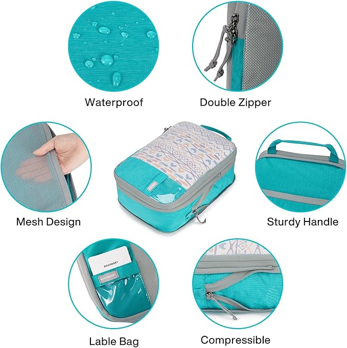BAGSMART 6 Set /4 Set/2 Set Compression Packing Cubes - Image 6