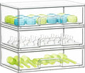 SpaceAid Bottle Storage Organizer Baby by SpaceAid