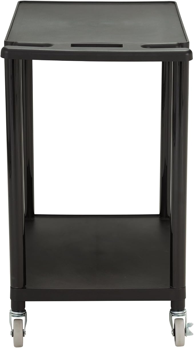 Norwood Commercial Furniture 2-Tier Mobile Utility AV Cart - Image 3