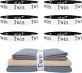 6 Pieces Bed Sheet Organizer Bands, Sheet Organizers and Storage Label Bands by Yermivie