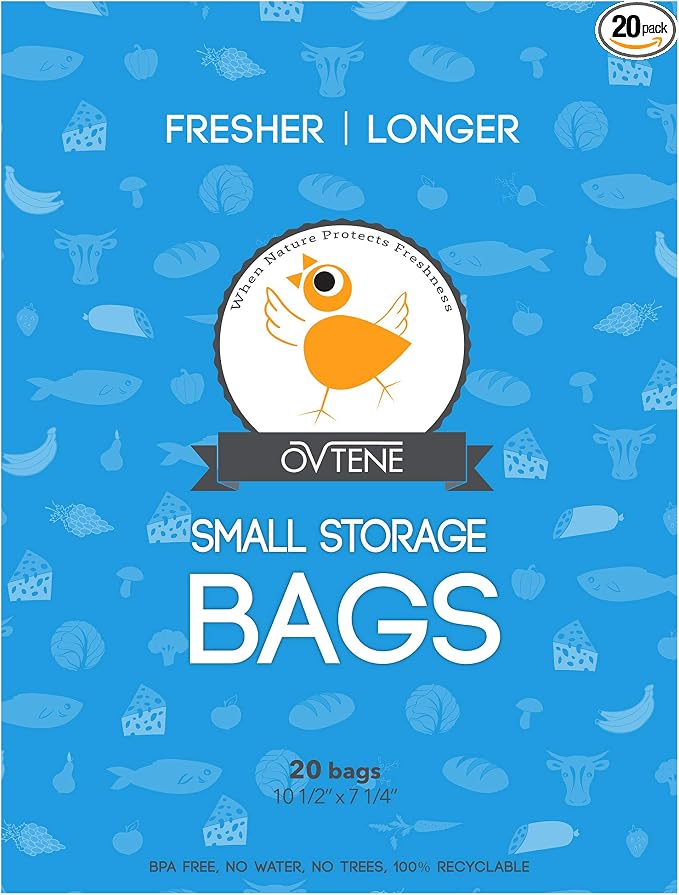 Food Storage Bags for Cheese, and Produce by Ovtene