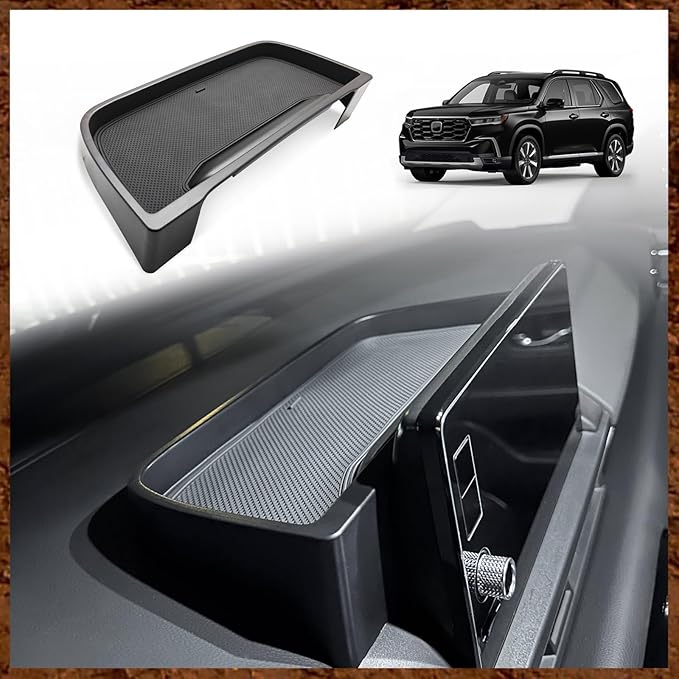 Muslogy for 2025 2024 2023 Pilot Dash Storage Tray Insert Behind Screen Center by Muslogy