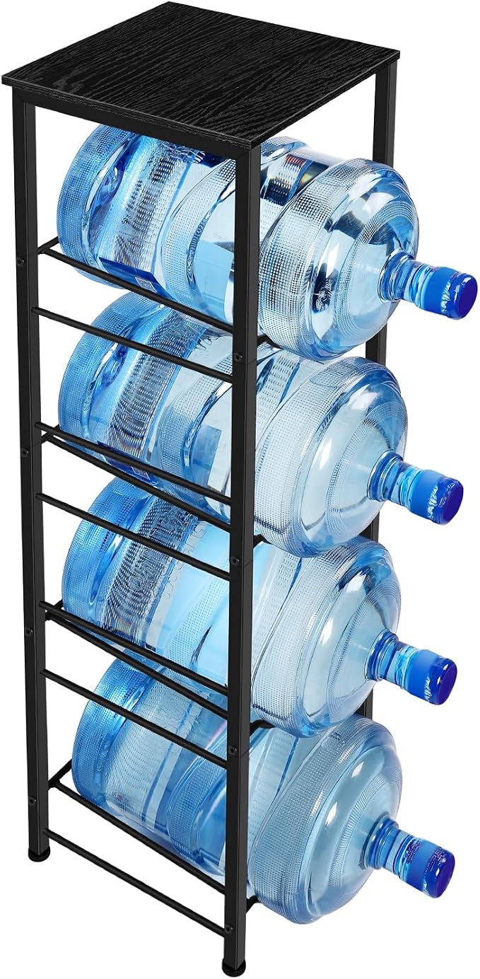 smusei 5 Gallon Water Jug Holder Heavy Duty 4 Tier Water Bottle Holder by smusei