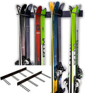 StoreYourBoard Ski Rack Wall Mount – Heavy-Duty Steel Ski Wall Mount Holds Up by StoreYourBoard