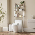 Over The Toilet Storage Shelf Wood, 3-Tier Above Toilet Organizer Rack by YQJJGL