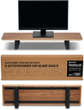 Moodular Wooden Monitor Stand 33.4” Desk Organizer by ULTRARM
