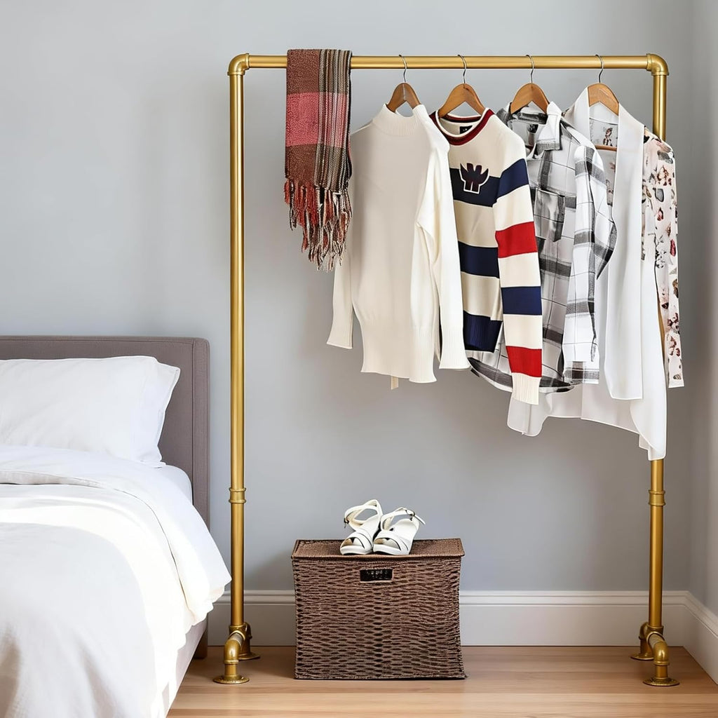Industrial Pipe Clothing Rack,Clothes Rack For Hanging Clothes,Garment