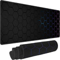 Hexagon Honeycomb Large Mouse Pad, Gaming Keyboard Desk Pad, Extended Mouse Mat by BAHDSISFA