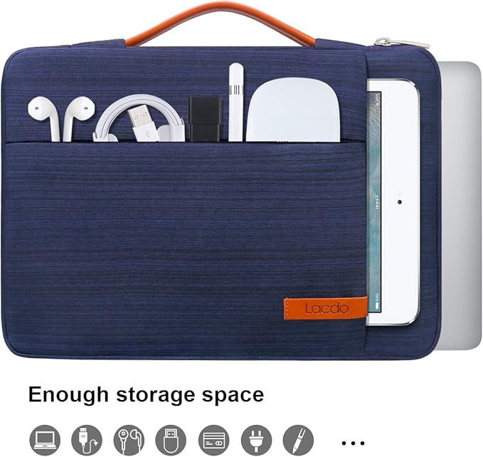 Lacdo 360° Protective Laptop Sleeve Case - Image 2