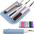 Plus Size Silicone Heat Resistant Mat, Portable Travel Hot Tools Pad Cover by Suafrnut
