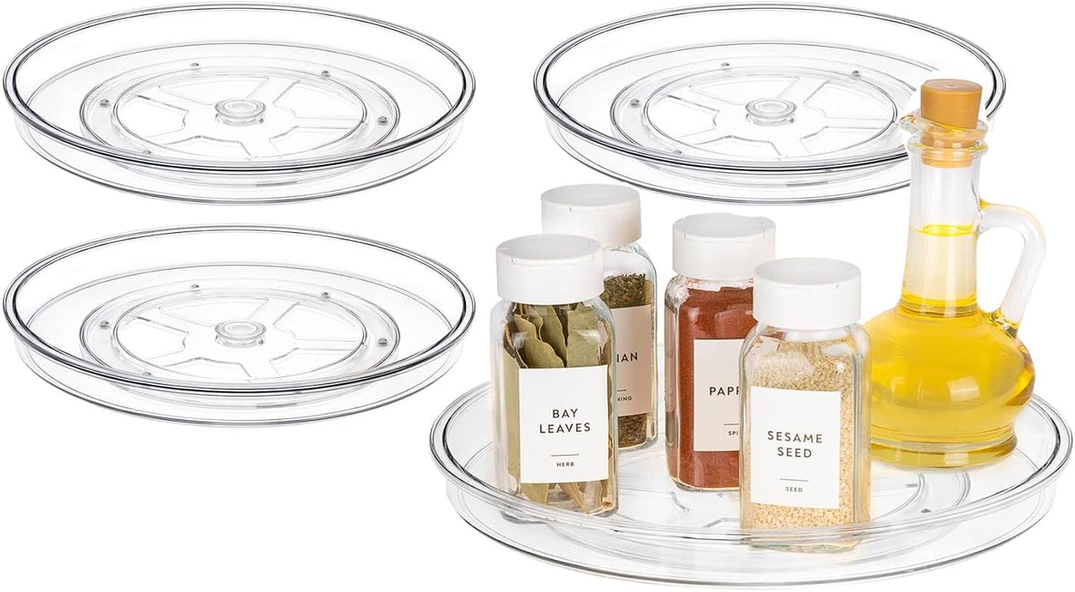 primebox 11" Lazy Susan Organizer. 360 Degree Rotating Turntable for