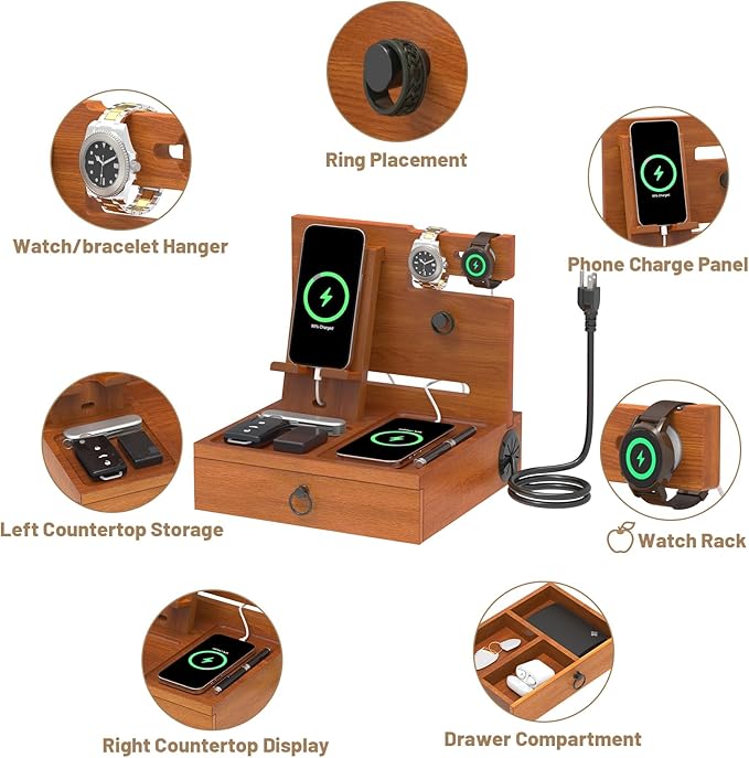 Wood Phone Docking Station - Image 5