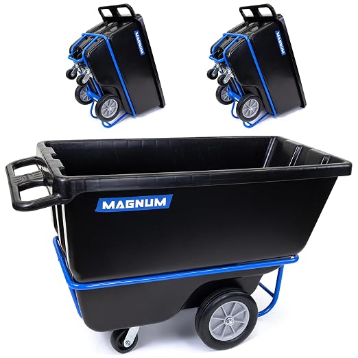 Tilt Truck, 1/2 Cu. Yd. Capacity Dump Cart by Unknown