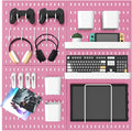 Pegboard Combination Kit, 25.2" x 25.2" Wall Mounted Storage Set by MULSAME