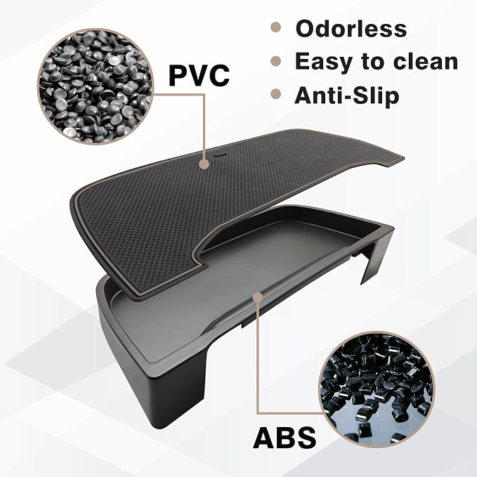 Muslogy for 2025 2024 2023 Pilot Dash Storage Tray Insert Behind Screen Center - Image 5