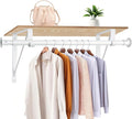 Closet Rod, 16 to 75 Inch Clothes Rods Heavy Duty Adjustable Clothes Rods by Anndason