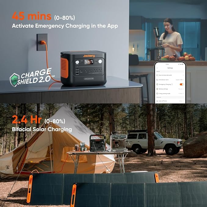 Jackery Explorer 1000 v2 Portable Power Station, 1070Wh LiFePO4 Battery - Image 5
