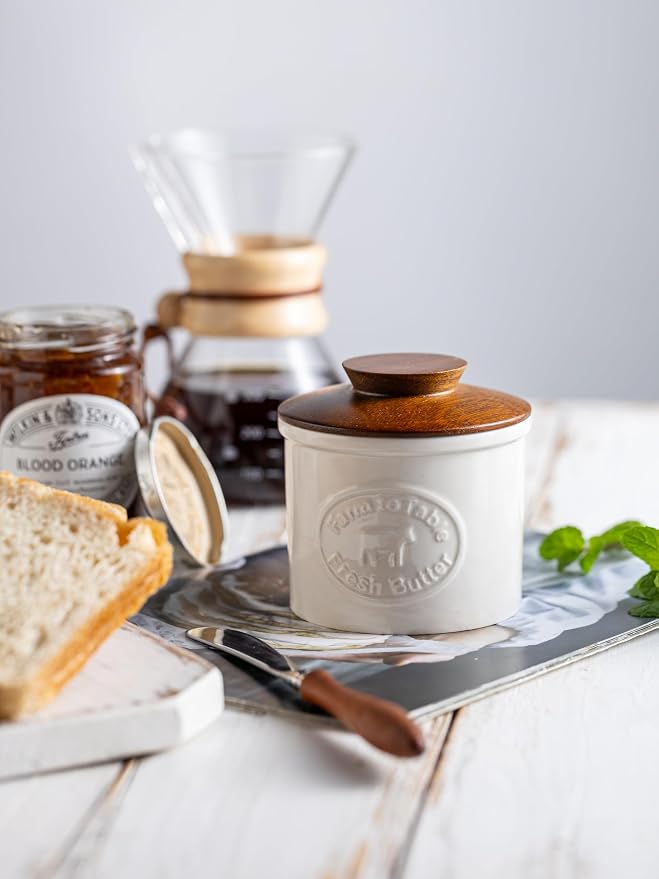 Butter Crock, Ceramic Butter Dish - Image 3