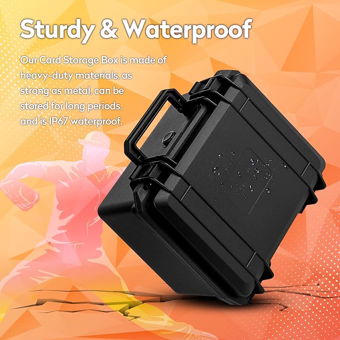 Graded Card Storage Box, Top Loaders Storage Case, Sports Trading Card Box - Image 6