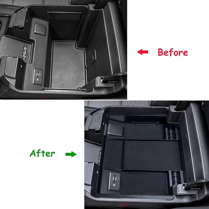 Center Console Tray for 2022-2024 2025 Chevy Silverado/GMC Sierra 1500 and 2024 - Image 3