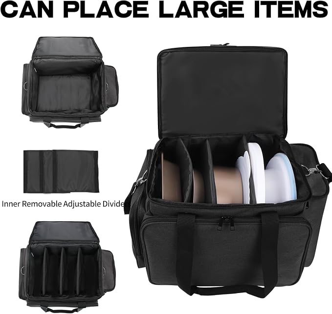Baking Supplies Storage Bag for Bakers/Pastry Chefs, Cake Decorating Tool Caddy - Image 3