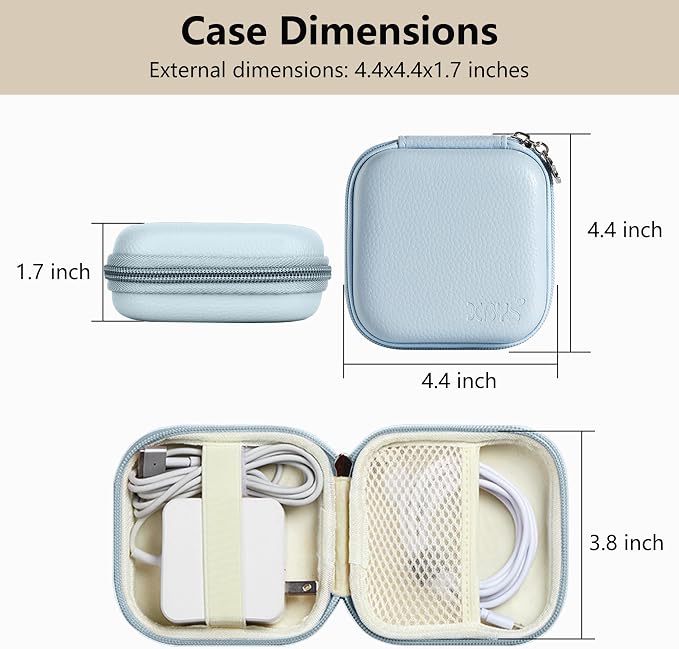 Charger Case for Macbook, Portable Tech Electronic Organizer Bag, Travel - Image 2